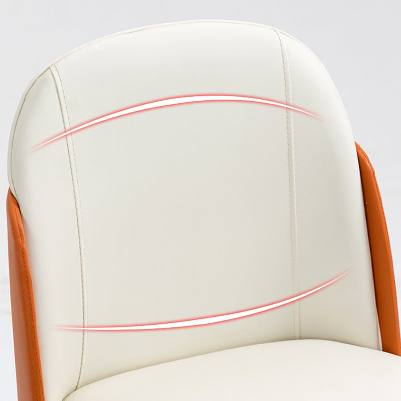 Nordic Style Wood Dining Chair PU Leather Armless Dining Chairs for Home Use Clearhalo ' kitchen&dining_furn' 'Dining Chairs' 'Dining Tables & Seating' 'dining_chair' 'furn' 'furn_dining_chair' 'Furniture' 'furniture_dining_chair' 'Kitchen & Dining Furniture' 'kitchen' 4097201