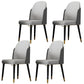 Nordic Style Wood Dining Chair PU Leather Armless Dining Chairs for Home Use Grey 4 Piece Set Clearhalo ' kitchen&dining_furn' 'Dining Chairs' 'Dining Tables & Seating' 'dining_chair' 'furn' 'furn_dining_chair' 'Furniture' 'furniture_dining_chair' 'Kitchen & Dining Furniture' 'kitchen' 4097205