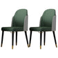 Nordic Style Wood Dining Chair PU Leather Armless Dining Chairs for Home Use Blackish Green 2 Piece Set Clearhalo ' kitchen&dining_furn' 'Dining Chairs' 'Dining Tables & Seating' 'dining_chair' 'furn' 'furn_dining_chair' 'Furniture' 'furniture_dining_chair' 'Kitchen & Dining Furniture' 'kitchen' 4097216