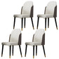 Nordic Style Wood Dining Chair PU Leather Armless Dining Chairs for Home Use Coffee-White 4 Piece Set Clearhalo ' kitchen&dining_furn' 'Dining Chairs' 'Dining Tables & Seating' 'dining_chair' 'furn' 'furn_dining_chair' 'Furniture' 'furniture_dining_chair' 'Kitchen & Dining Furniture' 'kitchen' 4097220