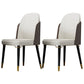 Nordic Style Wood Dining Chair PU Leather Armless Dining Chairs for Home Use Coffee-White 2 Piece Set Clearhalo ' kitchen&dining_furn' 'Dining Chairs' 'Dining Tables & Seating' 'dining_chair' 'furn' 'furn_dining_chair' 'Furniture' 'furniture_dining_chair' 'Kitchen & Dining Furniture' 'kitchen' 4097222