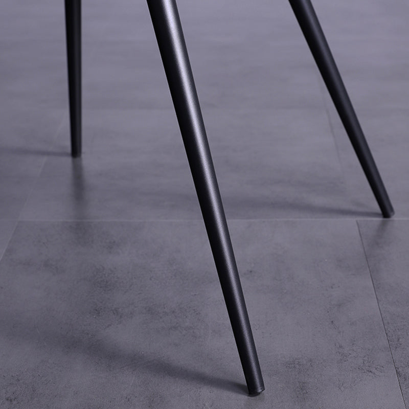 Industrial Metal Dining Room Armchair Upholstered Side Leather Chairs for Home Use Clearhalo ' kitchen&dining_furn' 'Dining Chairs' 'Dining Tables & Seating' 'dining_chair' 'Furniture' 'furniture_dining_chair' 'Kitchen & Dining Furniture' 'kitchen' 4097241