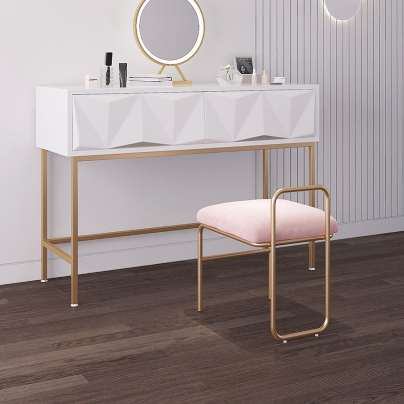 Nordic Style Metal Dining Chair Velvet Armless Single Dining Chair for Home Use Clearhalo ' kitchen&dining_furn' 'Dining Chairs' 'Dining Tables & Seating' 'dining_chair' 'furn' 'furn_dining_chair' 'Furniture' 'furniture_dining_chair' 'Kitchen & Dining Furniture' 'kitchen' 4097260