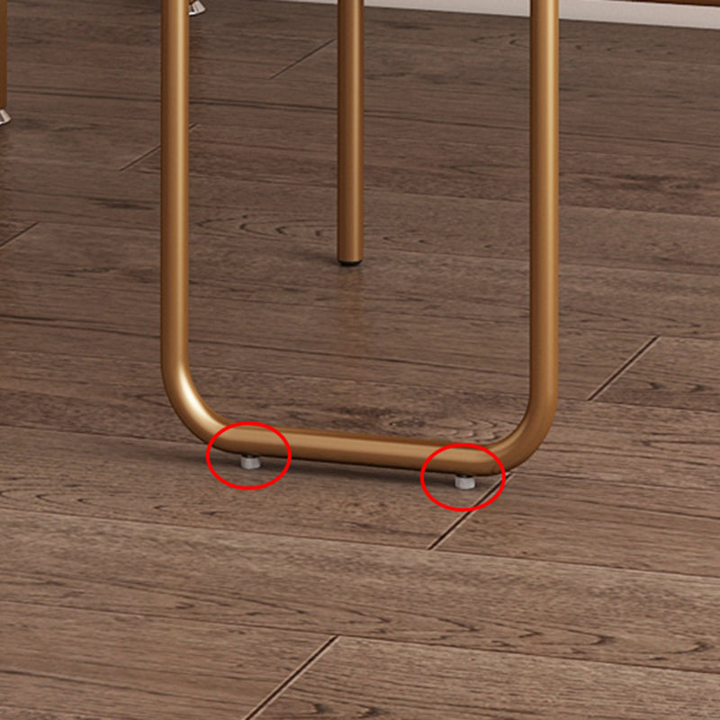 Nordic Style Metal Dining Chair Velvet Armless Single Dining Chair for Home Use Clearhalo ' kitchen&dining_furn' 'Dining Chairs' 'Dining Tables & Seating' 'dining_chair' 'furn' 'furn_dining_chair' 'Furniture' 'furniture_dining_chair' 'Kitchen & Dining Furniture' 'kitchen' 4097267