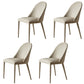Contemporary Metal Dining Room Chairs Dining Armless Faux Leather Chairs Light Gray 4 Piece Set Clearhalo ' kitchen&dining_furn' 'Dining Chairs' 'Dining Tables & Seating' 'dining_chair' 'furn' 'furn_dining_chair' 'Furniture' 'furniture_dining_chair' 'Kitchen & Dining Furniture' 'kitchen' 4097275