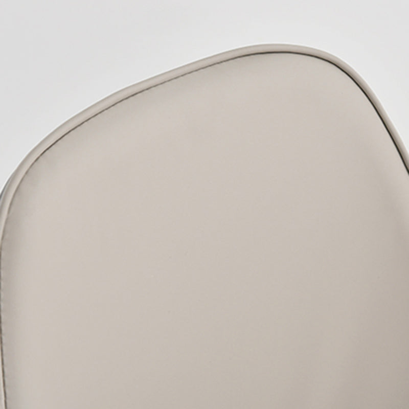 Nordic Style Metal Dining Armless Chair Upholstered Fabric Dining Side Chair Clearhalo ' kitchen&dining_furn' 'Dining Chairs' 'Dining Tables & Seating' 'dining_chair' 'furn' 'furn_dining_chair' 'Furniture' 'furniture_dining_chair' 'Kitchen & Dining Furniture' 'kitchen' 4097308