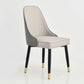 Nordic Style Metal Dining Armless Chair Upholstered Fabric Dining Side Chair Light Gray 1 Piece Black Gold Clearhalo ' kitchen&dining_furn' 'Dining Chairs' 'Dining Tables & Seating' 'dining_chair' 'furn' 'furn_dining_chair' 'Furniture' 'furniture_dining_chair' 'Kitchen & Dining Furniture' 'kitchen' 4097326
