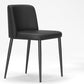 Designer Style Upholstered Home Side Chair Matte Finish Parsons Single Dining Chair Black Clearhalo ' kitchen&dining_furn' 'Dining Chairs' 'Dining Tables & Seating' 'dining_chair' 'furn' 'furn_dining_chair' 'Furniture' 'furniture_dining_chair' 'Kitchen & Dining Furniture' 'kitchen' 4097357