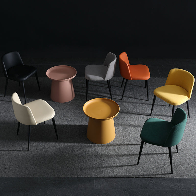 Designer Style Upholstered Home Side Chair Matte Finish Parsons Single Dining Chair Clearhalo ' kitchen&dining_furn' 'Dining Chairs' 'Dining Tables & Seating' 'dining_chair' 'furn' 'furn_dining_chair' 'Furniture' 'furniture_dining_chair' 'Kitchen & Dining Furniture' 'kitchen' 4097359