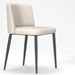 Designer Style Upholstered Home Side Chair Matte Finish Parsons Single Dining Chair Beige Clearhalo ' kitchen&dining_furn' 'Dining Chairs' 'Dining Tables & Seating' 'dining_chair' 'furn' 'furn_dining_chair' 'Furniture' 'furniture_dining_chair' 'Kitchen & Dining Furniture' 'kitchen' 4097360