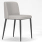 Designer Style Upholstered Home Side Chair Matte Finish Parsons Single Dining Chair Light Gray Clearhalo ' kitchen&dining_furn' 'Dining Chairs' 'Dining Tables & Seating' 'dining_chair' 'furn' 'furn_dining_chair' 'Furniture' 'furniture_dining_chair' 'Kitchen & Dining Furniture' 'kitchen' 4097362