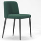 Designer Style Upholstered Home Side Chair Matte Finish Parsons Single Dining Chair Blackish Green Clearhalo ' kitchen&dining_furn' 'Dining Chairs' 'Dining Tables & Seating' 'dining_chair' 'furn' 'furn_dining_chair' 'Furniture' 'furniture_dining_chair' 'Kitchen & Dining Furniture' 'kitchen' 4097373