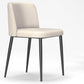 Designer Style Upholstered Home Side Chair Matte Finish Parsons Single Dining Chair Light Beige Clearhalo ' kitchen&dining_furn' 'Dining Chairs' 'Dining Tables & Seating' 'dining_chair' 'furn' 'furn_dining_chair' 'Furniture' 'furniture_dining_chair' 'Kitchen & Dining Furniture' 'kitchen' 4097377