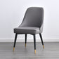 Nordic Style Dining Armless Chair Upholstered Fabric Dining Side Chair for Home Use Black-Gray 1 Piece Clearhalo ' kitchen&dining_furn' 'Dining Chairs' 'Dining Tables & Seating' 'dining_chair' 'furn' 'furn_dining_chair' 'Furniture' 'furniture_dining_chair' 'Kitchen & Dining Furniture' 'kitchen' 4097405