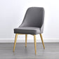 Nordic Style Dining Armless Chair Upholstered Fabric Dining Side Chair for Home Use Gray-Gold 1 Piece Clearhalo ' kitchen&dining_furn' 'Dining Chairs' 'Dining Tables & Seating' 'dining_chair' 'furn' 'furn_dining_chair' 'Furniture' 'furniture_dining_chair' 'Kitchen & Dining Furniture' 'kitchen' 4097410