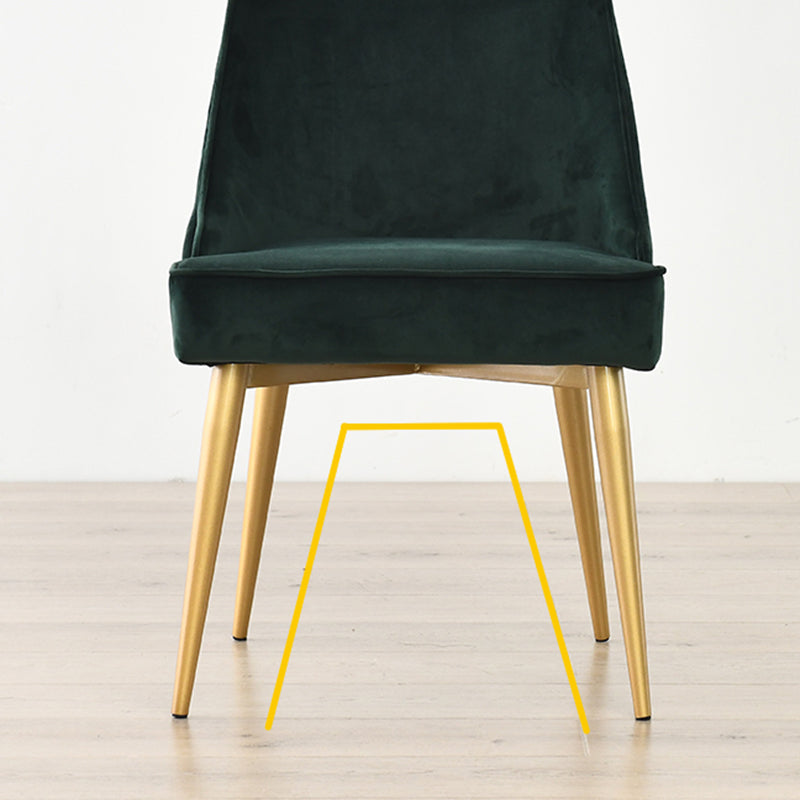 Nordic Style Dining Armless Chair Upholstered Fabric Dining Side Chair for Home Use Clearhalo ' kitchen&dining_furn' 'Dining Chairs' 'Dining Tables & Seating' 'dining_chair' 'furn' 'furn_dining_chair' 'Furniture' 'furniture_dining_chair' 'Kitchen & Dining Furniture' 'kitchen' 4097417