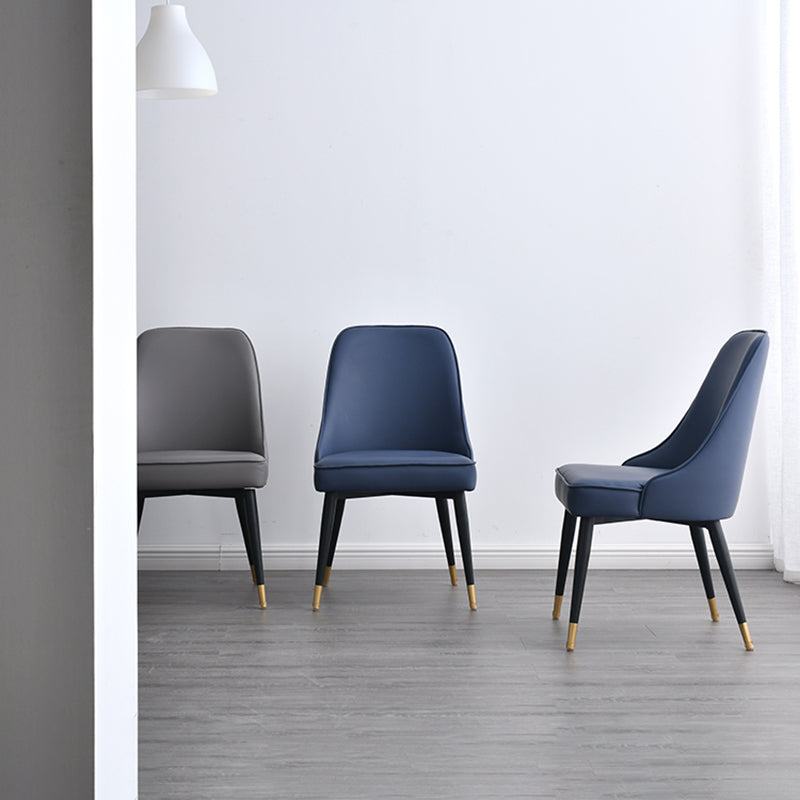 Nordic Style Dining Armless Chair Upholstered Fabric Dining Side Chair for Home Use Clearhalo ' kitchen&dining_furn' 'Dining Chairs' 'Dining Tables & Seating' 'dining_chair' 'furn' 'furn_dining_chair' 'Furniture' 'furniture_dining_chair' 'Kitchen & Dining Furniture' 'kitchen' 4097422