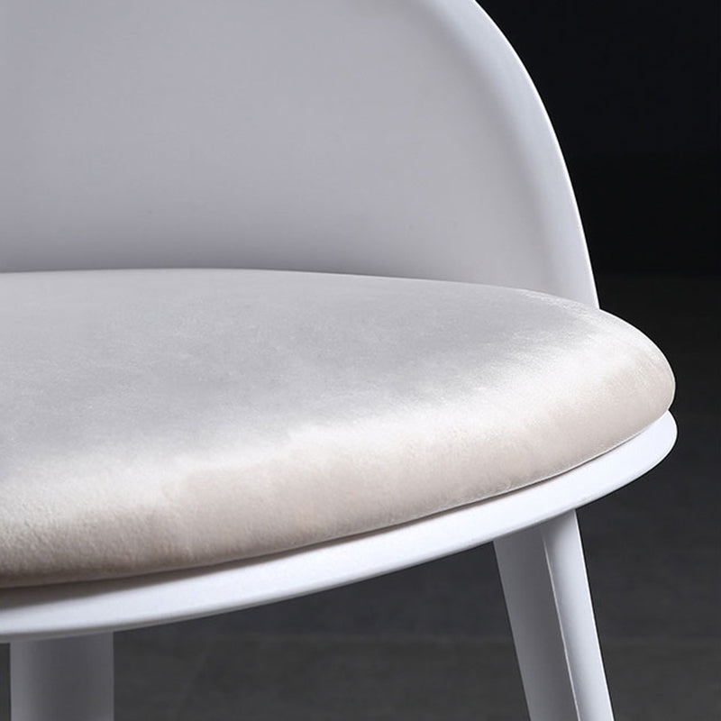 Contemporary Style Dining Chair Kitchen Arm Side Chair with Plastic Legs Clearhalo ' kitchen&dining_furn' 'Dining Chairs' 'Dining Tables & Seating' 'dining_chair' 'furn' 'furn_dining_chair' 'Furniture' 'furniture_dining_chair' 'Kitchen & Dining Furniture' 'kitchen' 4097450