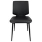 Contemporary Style Kitchen Metal Dining Chair Dining Armless Side Chair Black 1 Piece Clearhalo ' kitchen&dining_furn' 'Dining Chairs' 'Dining Tables & Seating' 'dining_chair' 'furn' 'furn_dining_chair' 'Furniture' 'furniture_dining_chair' 'Kitchen & Dining Furniture' 'kitchen' 4097546