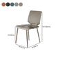 Contemporary Style Kitchen Metal Dining Chair Dining Armless Side Chair Clearhalo ' kitchen&dining_furn' 'Dining Chairs' 'Dining Tables & Seating' 'dining_chair' 'furn' 'furn_dining_chair' 'Furniture' 'furniture_dining_chair' 'Kitchen & Dining Furniture' 'kitchen' 4097553