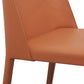 Saddle Leather Designer Style Side Chair Matte Finish Parsons Dining Chair (Set of 2) Clearhalo ' kitchen&dining_furn' 'Dining Chairs' 'Dining Tables & Seating' 'dining_chair' 'furn' 'furn_dining_chair' 'Furniture' 'furniture_dining_chair' 'Kitchen & Dining Furniture' 'kitchen' 4097612