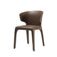 Contemporary Style Kitchen Metal Dining Chair Dining Wingback Armless Side Chairs Coffee 1 Piece Clearhalo ' kitchen&dining_furn' 'Dining Chairs' 'Dining Tables & Seating' 'dining_chair' 'furn' 'furn_dining_chair' 'Furniture' 'furniture_dining_chair' 'Kitchen & Dining Furniture' 'kitchen' 4097628