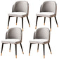 Nordic Style Metal Dining Chair Upholstered Fabric Dining Side Chair for Home Use Grey 4 Piece Set Clearhalo ' kitchen&dining_furn' 'Dining Chairs' 'Dining Tables & Seating' 'dining_chair' 'furn' 'furn_dining_chair' 'Furniture' 'furniture_dining_chair' 'Kitchen & Dining Furniture' 'kitchen' 4097653