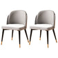Nordic Style Metal Dining Chair Upholstered Fabric Dining Side Chair for Home Use Grey 2 Piece Set Clearhalo ' kitchen&dining_furn' 'Dining Chairs' 'Dining Tables & Seating' 'dining_chair' 'furn' 'furn_dining_chair' 'Furniture' 'furniture_dining_chair' 'Kitchen & Dining Furniture' 'kitchen' 4097654