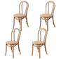 Tropical Style Wood Dining Armless Chair Rattan Patio Dining Side Chair Wood 4 Piece Set Clearhalo ' kitchen&dining_furn' 'Dining Chairs' 'Dining Tables & Seating' 'dining_chair' 'furn' 'furn_dining_chair' 'Furniture' 'furniture_dining_chair' 'Kitchen & Dining Furniture' 'kitchen' 4097693