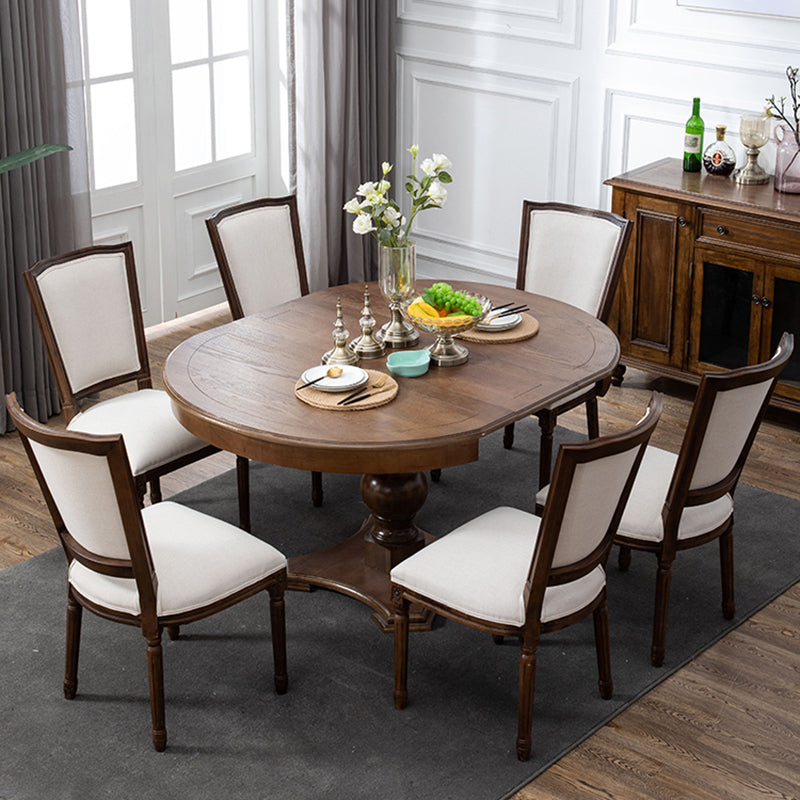 Traditional Wood Dining Armless Chair Open Back Dining Side Chair for Home Use Clearhalo ' kitchen&dining_furn' 'Dining Chairs' 'Dining Tables & Seating' 'dining_chair' 'furn' 'furn_dining_chair' 'Furniture' 'furniture_dining_chair' 'Kitchen & Dining Furniture' 'kitchen' 4097700