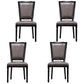 Traditional Wood Dining Armless Chair Open Back Dining Side Chair for Home Use Grey 4 Piece Set Clearhalo ' kitchen&dining_furn' 'Dining Chairs' 'Dining Tables & Seating' 'dining_chair' 'furn' 'furn_dining_chair' 'Furniture' 'furniture_dining_chair' 'Kitchen & Dining Furniture' 'kitchen' 4097701