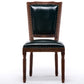 Traditional Wood Dining Armless Chair Open Back Dining Side Chair for Home Use Blackish Green 1 Piece Clearhalo ' kitchen&dining_furn' 'Dining Chairs' 'Dining Tables & Seating' 'dining_chair' 'furn' 'furn_dining_chair' 'Furniture' 'furniture_dining_chair' 'Kitchen & Dining Furniture' 'kitchen' 4097708