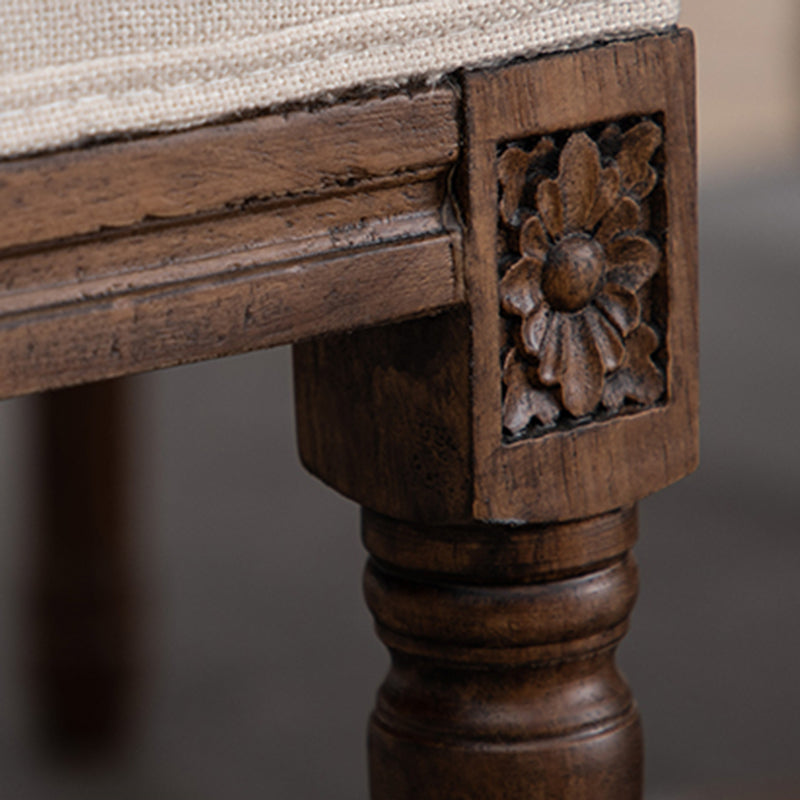 Traditional Wood Dining Armless Chair Open Back Dining Side Chair for Home Use Clearhalo ' kitchen&dining_furn' 'Dining Chairs' 'Dining Tables & Seating' 'dining_chair' 'furn' 'furn_dining_chair' 'Furniture' 'furniture_dining_chair' 'Kitchen & Dining Furniture' 'kitchen' 4097711