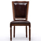Traditional Wood Dining Armless Chair Open Back Dining Side Chair for Home Use Coffee 1 Piece Clearhalo ' kitchen&dining_furn' 'Dining Chairs' 'Dining Tables & Seating' 'dining_chair' 'furn' 'furn_dining_chair' 'Furniture' 'furniture_dining_chair' 'Kitchen & Dining Furniture' 'kitchen' 4097720