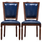 Traditional Wood Dining Armless Chair Open Back Dining Side Chair for Home Use Royal Blue 2 Piece Set Clearhalo ' kitchen&dining_furn' 'Dining Chairs' 'Dining Tables & Seating' 'dining_chair' 'furn' 'furn_dining_chair' 'Furniture' 'furniture_dining_chair' 'Kitchen & Dining Furniture' 'kitchen' 4097727