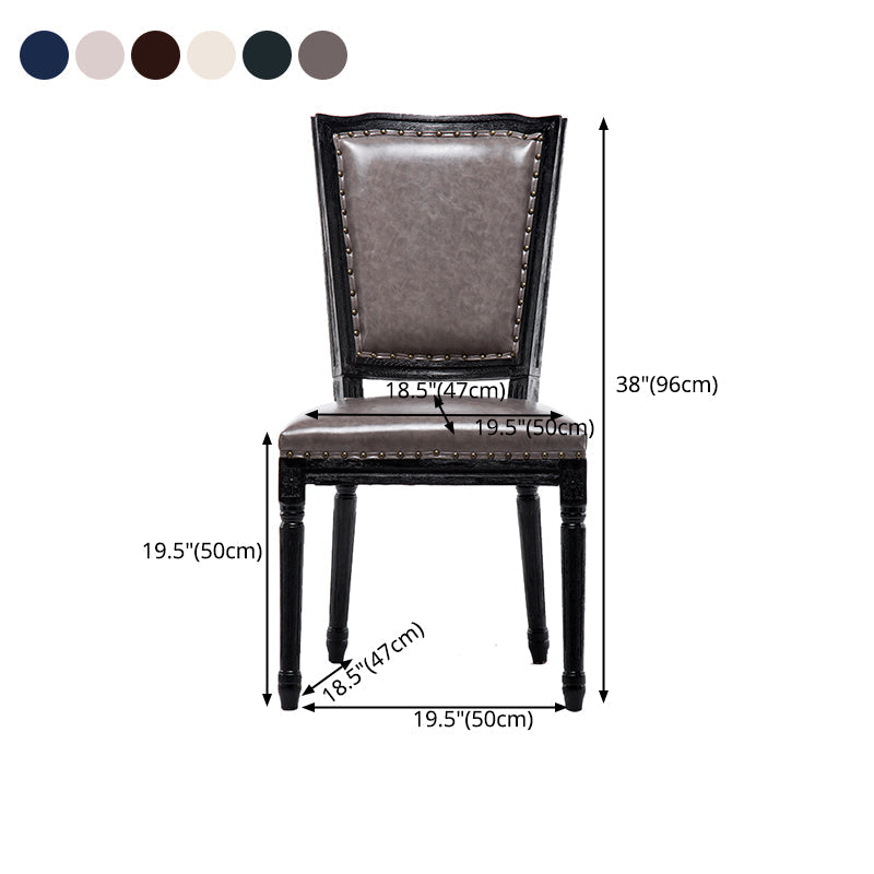 Traditional Wood Dining Armless Chair Open Back Dining Side Chair for Home Use Clearhalo ' kitchen&dining_furn' 'Dining Chairs' 'Dining Tables & Seating' 'dining_chair' 'furn' 'furn_dining_chair' 'Furniture' 'furniture_dining_chair' 'Kitchen & Dining Furniture' 'kitchen' 4097728
