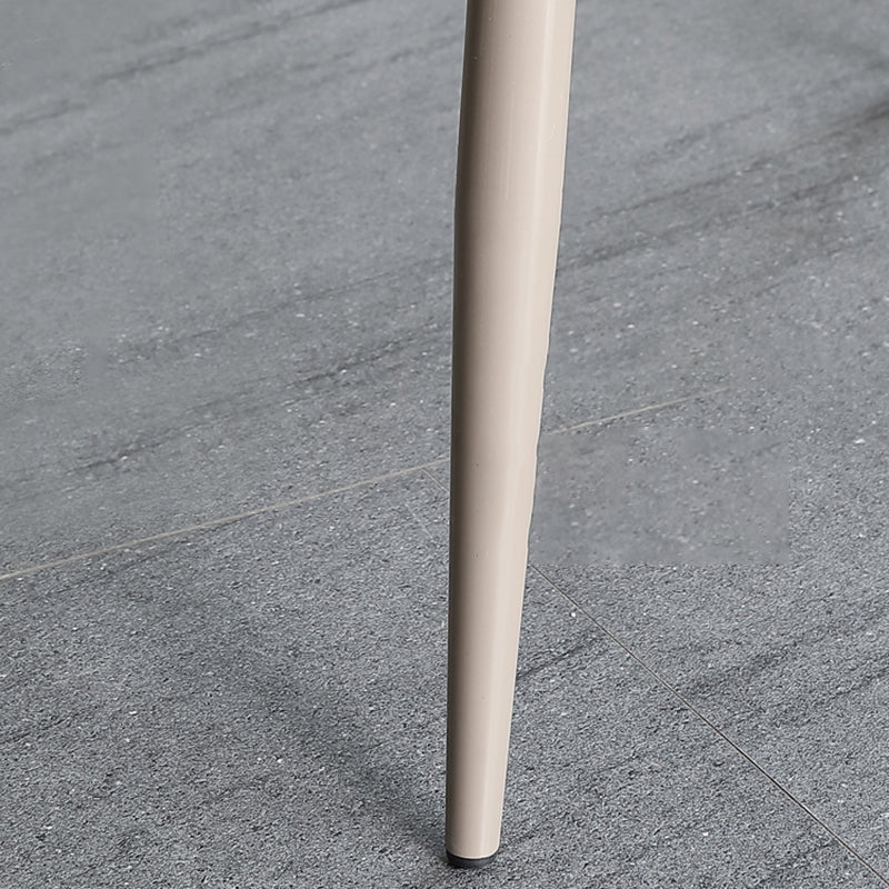 Contemporary Style Kitchen Metal Dining Chair Dining Armless Side Chairs Clearhalo ' kitchen&dining_furn' 'Dining Chairs' 'Dining Tables & Seating' 'dining_chair' 'furn' 'furn_dining_chair' 'Furniture' 'furniture_dining_chair' 'Kitchen & Dining Furniture' 'kitchen' 4097744