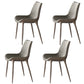 Contemporary Style Kitchen Metal Dining Chair Dining Armless Side Chairs Grey 4 Piece Set Clearhalo ' kitchen&dining_furn' 'Dining Chairs' 'Dining Tables & Seating' 'dining_chair' 'furn' 'furn_dining_chair' 'Furniture' 'furniture_dining_chair' 'Kitchen & Dining Furniture' 'kitchen' 4097747