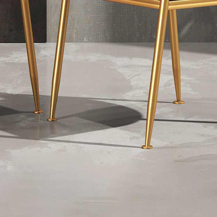 Nordic Style Open Back Dining Side Chair Linen Fabric Dining Armless Chair Clearhalo ' kitchen&dining_furn' 'Dining Chairs' 'Dining Tables & Seating' 'dining_chair' 'furn' 'furn_dining_chair' 'Furniture' 'furniture_dining_chair' 'Kitchen & Dining Furniture' 'kitchen' 4097869