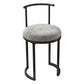 Scandinavian Style Upholstered Dining Chair Open Back Single Armless Dining Side Chair Grey Clearhalo ' kitchen&dining_furn' 'Dining Chairs' 'Dining Tables & Seating' 'dining_chair' 'furn' 'furn_dining_chair' 'Furniture' 'furniture_dining_chair' 'Kitchen & Dining Furniture' 'kitchen' 4097902