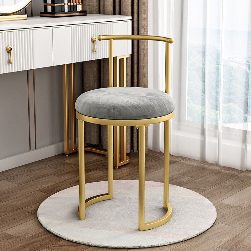 Scandinavian Style Upholstered Dining Chair Open Back Single Armless Dining Side Chair Clearhalo ' kitchen&dining_furn' 'Dining Chairs' 'Dining Tables & Seating' 'dining_chair' 'furn' 'furn_dining_chair' 'Furniture' 'furniture_dining_chair' 'Kitchen & Dining Furniture' 'kitchen' 4097903