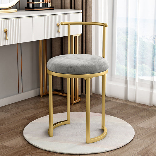 Scandinavian Style Upholstered Dining Chair Open Back Single Armless Dining Side Chair Clearhalo ' kitchen&dining_furn' 'Dining Chairs' 'Dining Tables & Seating' 'dining_chair' 'furn' 'furn_dining_chair' 'Furniture' 'furniture_dining_chair' 'Kitchen & Dining Furniture' 'kitchen' 4097903