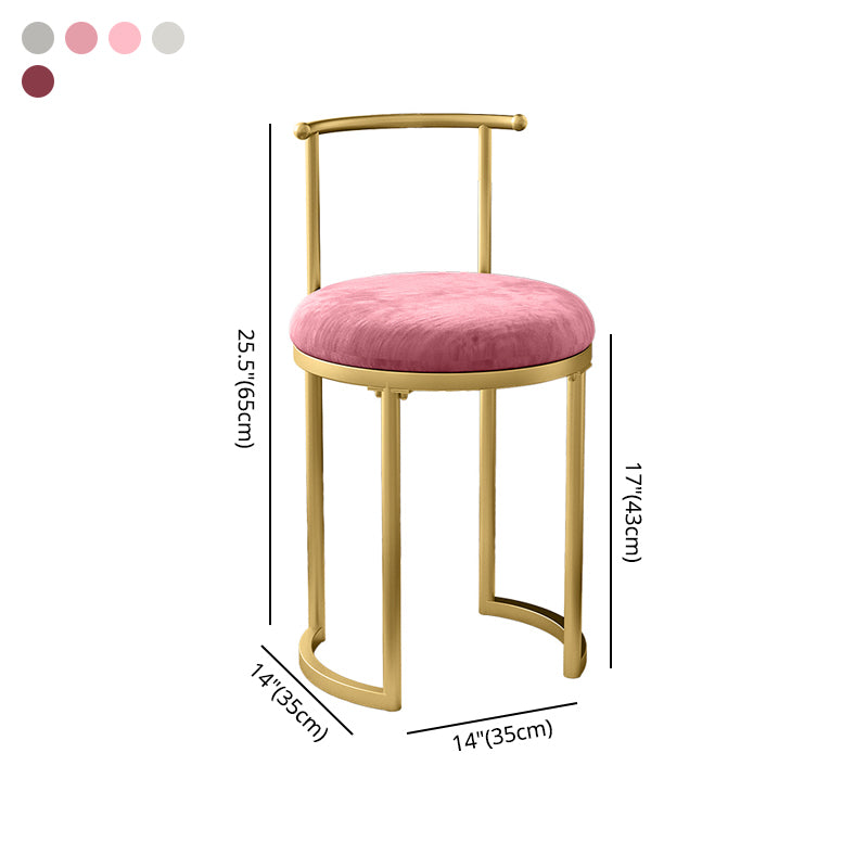 Scandinavian Style Upholstered Dining Chair Open Back Single Armless Dining Side Chair Clearhalo ' kitchen&dining_furn' 'Dining Chairs' 'Dining Tables & Seating' 'dining_chair' 'furn' 'furn_dining_chair' 'Furniture' 'furniture_dining_chair' 'Kitchen & Dining Furniture' 'kitchen' 4097911