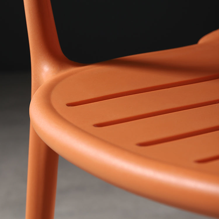 Contemporary Style Dining Chair Kitchen Dining Arm Side Chair with Plastic Legs Clearhalo ' kitchen&dining_furn' 'Dining Chairs' 'Dining Tables & Seating' 'dining_chair' 'furn' 'furn_dining_chair' 'Furniture' 'furniture_dining_chair' 'Kitchen & Dining Furniture' 'kitchen' 4097968