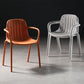 Contemporary Style Dining Chair Kitchen Dining Arm Side Chair with Plastic Legs Clearhalo ' kitchen&dining_furn' 'Dining Chairs' 'Dining Tables & Seating' 'dining_chair' 'furn' 'furn_dining_chair' 'Furniture' 'furniture_dining_chair' 'Kitchen & Dining Furniture' 'kitchen' 4097973