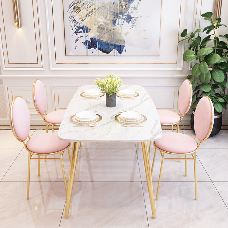 Scandinavian Style Linen Fabric Dining Chairs Open Back Dining Side Chairs Clearhalo ' kitchen&dining_furn' 'Dining Chairs' 'Dining Tables & Seating' 'dining_chair' 'furn' 'furn_dining_chair' 'Furniture' 'furniture_dining_chair' 'Kitchen & Dining Furniture' 'kitchen' 4097982