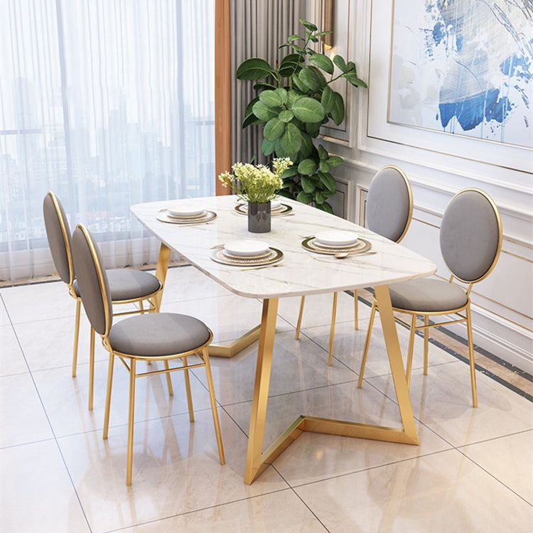 Scandinavian Style Linen Fabric Dining Chairs Open Back Dining Side Chairs Clearhalo ' kitchen&dining_furn' 'Dining Chairs' 'Dining Tables & Seating' 'dining_chair' 'furn' 'furn_dining_chair' 'Furniture' 'furniture_dining_chair' 'Kitchen & Dining Furniture' 'kitchen' 4097984