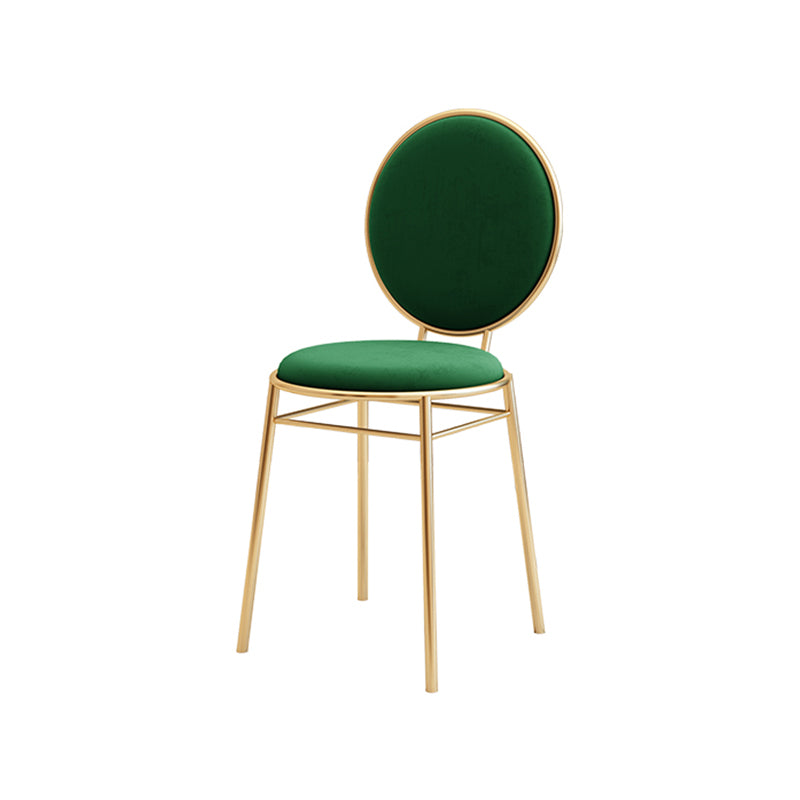 Scandinavian Style Linen Fabric Dining Chairs Open Back Dining Side Chairs Blackish Green 1 Piece Clearhalo ' kitchen&dining_furn' 'Dining Chairs' 'Dining Tables & Seating' 'dining_chair' 'furn' 'furn_dining_chair' 'Furniture' 'furniture_dining_chair' 'Kitchen & Dining Furniture' 'kitchen' 4097985