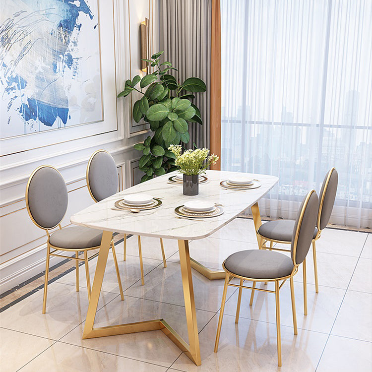 Scandinavian Style Linen Fabric Dining Chairs Open Back Dining Side Chairs Clearhalo ' kitchen&dining_furn' 'Dining Chairs' 'Dining Tables & Seating' 'dining_chair' 'furn' 'furn_dining_chair' 'Furniture' 'furniture_dining_chair' 'Kitchen & Dining Furniture' 'kitchen' 4097993