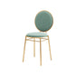Scandinavian Style Linen Fabric Dining Chairs Open Back Dining Side Chairs Green 1 Piece Clearhalo ' kitchen&dining_furn' 'Dining Chairs' 'Dining Tables & Seating' 'dining_chair' 'furn' 'furn_dining_chair' 'Furniture' 'furniture_dining_chair' 'Kitchen & Dining Furniture' 'kitchen' 4098005